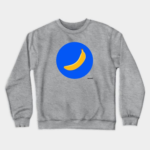 Banana Crewneck Sweatshirt by Pigbanko